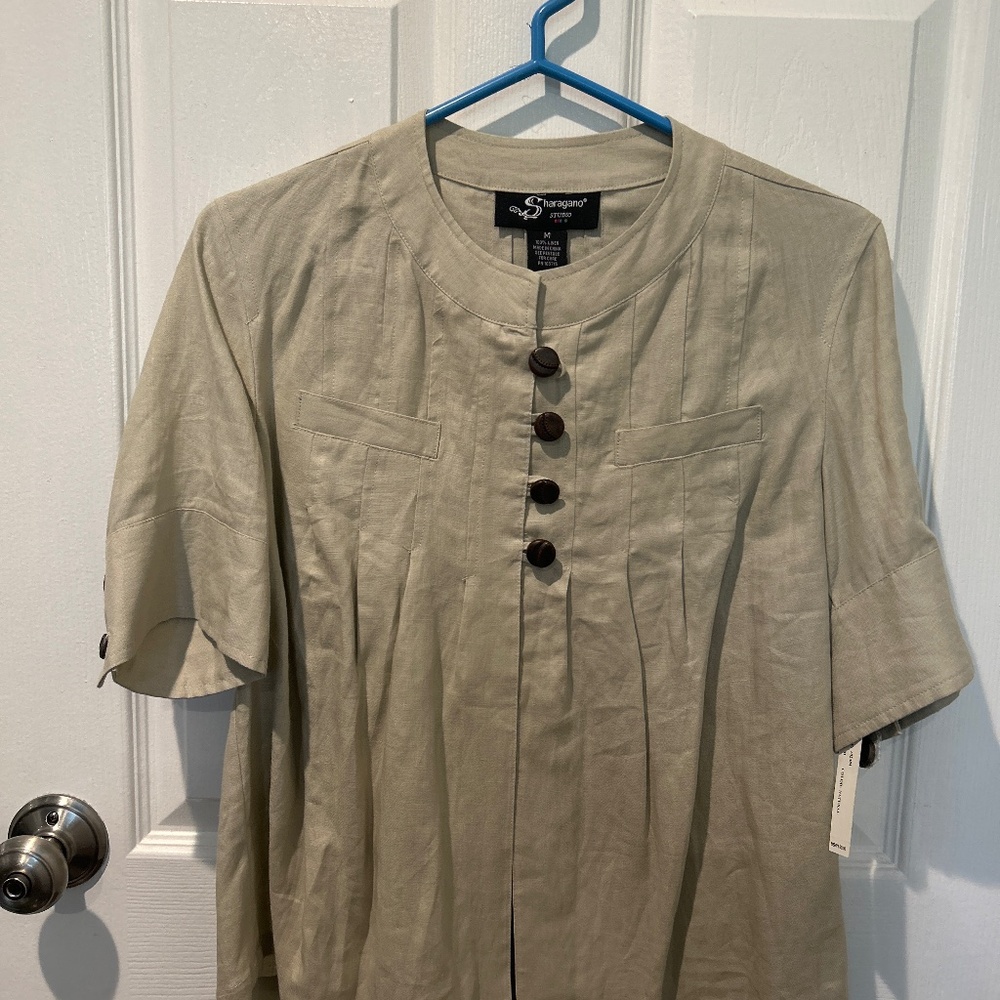 Sharagano Linen Top